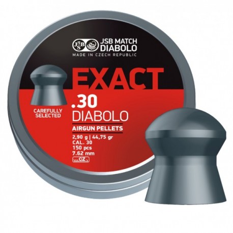 JSB Diabolo Exact .30 Cal, 44.75 Grains