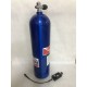 Aluminum scuba tank with adapter